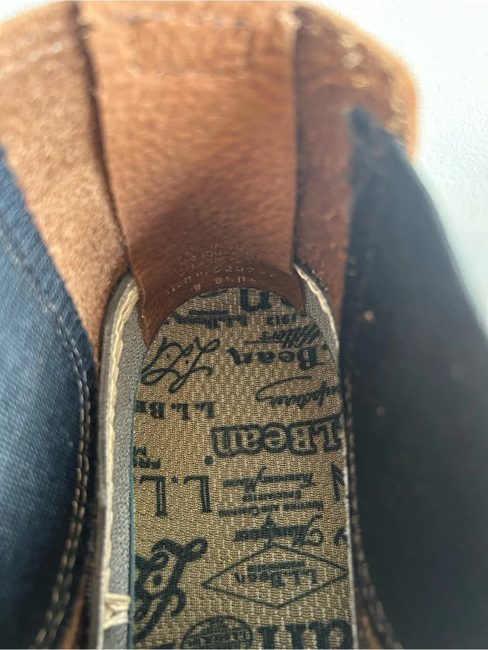 Women’s L.L Bean Chelsea Brown Leather Boots size 8.5 Outdoor Rain Like New - Picture 9 of 16